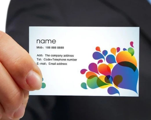 Coated paper business cards-printed products-business cards plastic cards 3-5